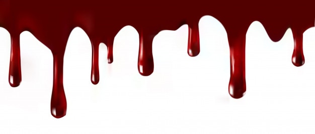 Dripping blood . | Premium Vector