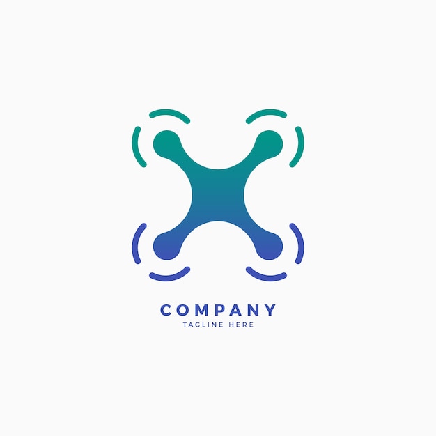 Download Free Drone X Letter Logo Design Template Premium Vector Use our free logo maker to create a logo and build your brand. Put your logo on business cards, promotional products, or your website for brand visibility.