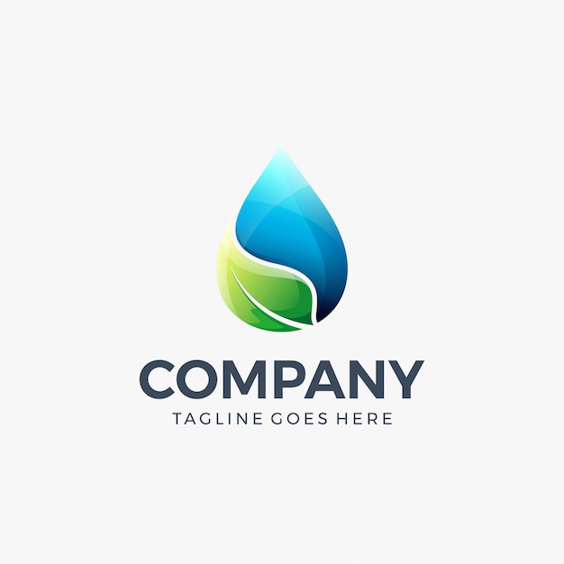 Download Free Drop Water Leaves Icon Logo Design Template Premium Vector Use our free logo maker to create a logo and build your brand. Put your logo on business cards, promotional products, or your website for brand visibility.