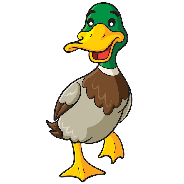 Premium Vector | Duck cartoon