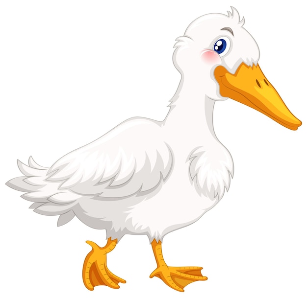 Free Vector | Duck with white feather