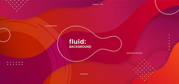 Dynamic abstract background Premium Vector