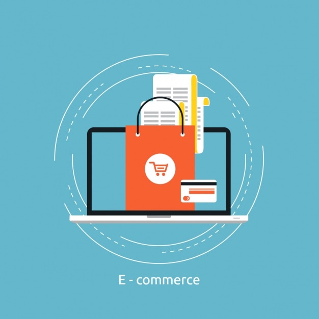 Free Vector | E-commerce background design