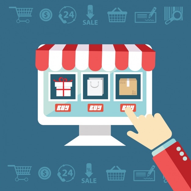 E-commerce Shopping Vector | Free Download