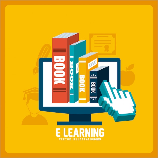 Premium Vector | E-learning