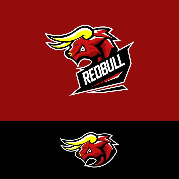 Download Free E Sports Team Logo With Red Bull Premium Vector Use our free logo maker to create a logo and build your brand. Put your logo on business cards, promotional products, or your website for brand visibility.
