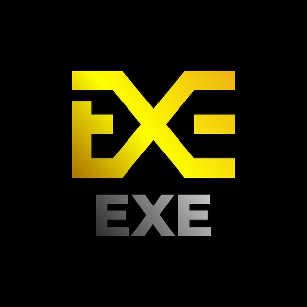 Premium Vector E x e monogram