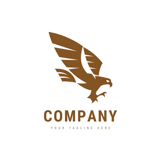 Download Eagle Logo Company Name PSD - Free PSD Mockup Templates