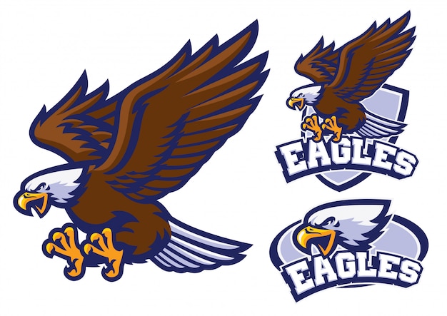 Download Free Eagle Characeter Set In Sport Mascot Logo Style Premium Vector Use our free logo maker to create a logo and build your brand. Put your logo on business cards, promotional products, or your website for brand visibility.