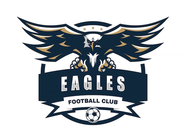 Download Free Eagle Football Club Vector Logo Template Premium Vector Use our free logo maker to create a logo and build your brand. Put your logo on business cards, promotional products, or your website for brand visibility.
