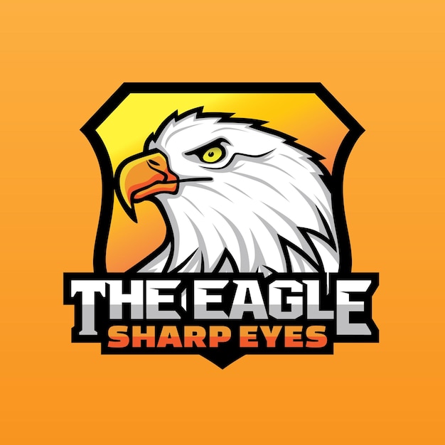 Premium Vector | Eagle hawk mascot logo vector design