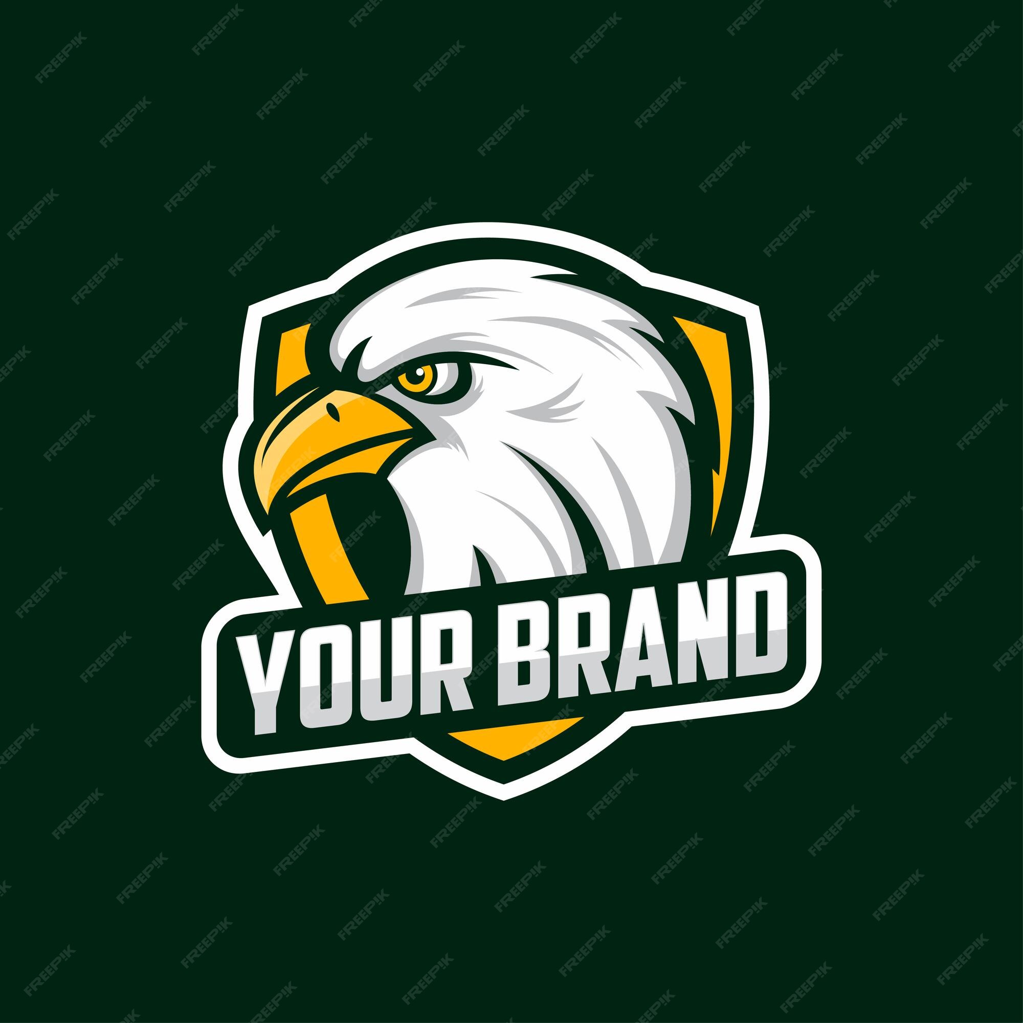 Premium Vector Eagle Head Mascot Logo Design