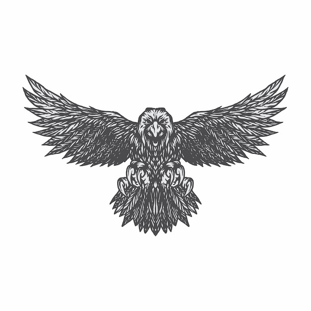 Premium Vector | Eagle illustration
