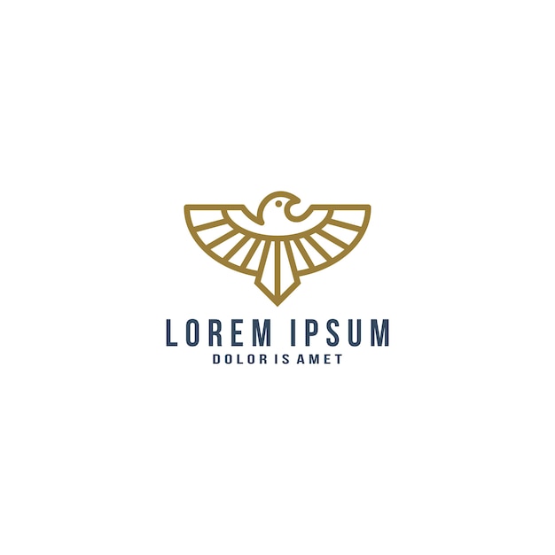 Download Free Eagle Line Art Logo Template Premium Vector Use our free logo maker to create a logo and build your brand. Put your logo on business cards, promotional products, or your website for brand visibility.
