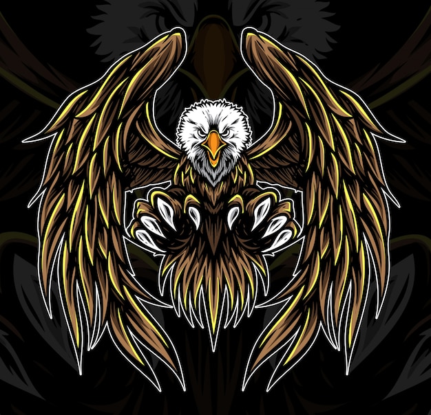 Premium Vector | Eagle logo vector