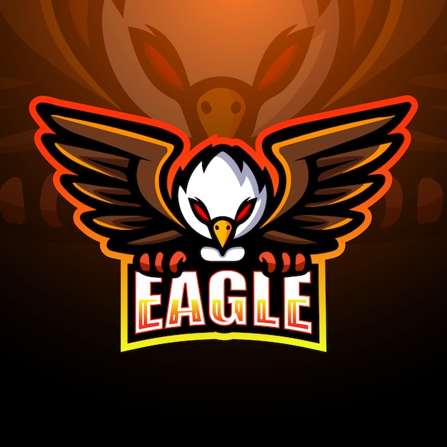 Download Free Eagle Mascot Esport Logo Illustration Premium Vector Use our free logo maker to create a logo and build your brand. Put your logo on business cards, promotional products, or your website for brand visibility.