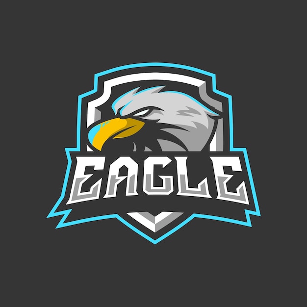 Premium Vector | Eagle mascot logo design illustration for sport or e ...