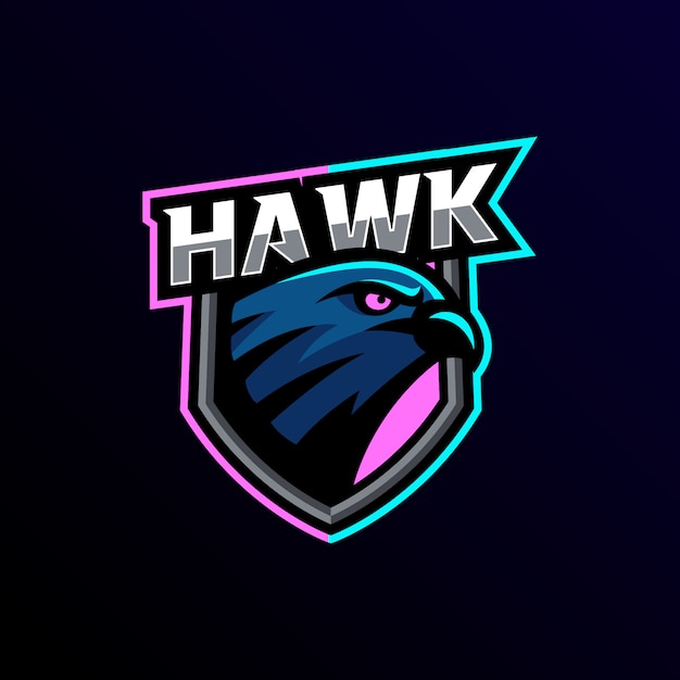 Gaming Eagle Mascot Logo