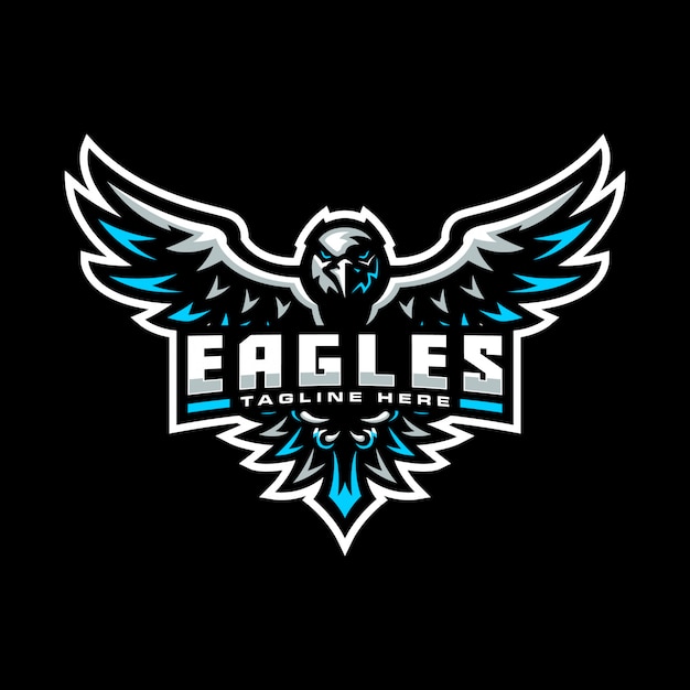 Premium Vector Eagle Mascot Logo