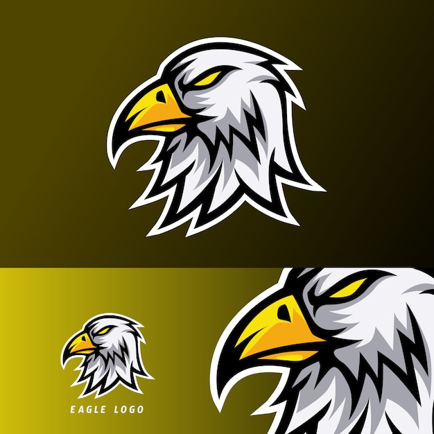 Download Free Eagle Sport Esport Logo Design Template With White Fur And Orange Beak Premium Vector Use our free logo maker to create a logo and build your brand. Put your logo on business cards, promotional products, or your website for brand visibility.