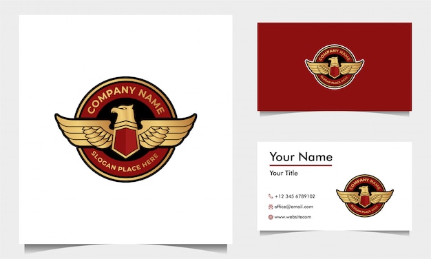 Download Free Eagle With Shield Security Logo Design Vector Premium Vector Use our free logo maker to create a logo and build your brand. Put your logo on business cards, promotional products, or your website for brand visibility.