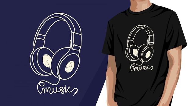 music t shirt design