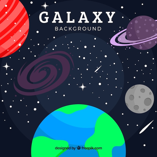 flat earth planets