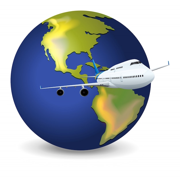 Download Free Download Free Earth Globe And Airplane Vector Freepik Use our free logo maker to create a logo and build your brand. Put your logo on business cards, promotional products, or your website for brand visibility.