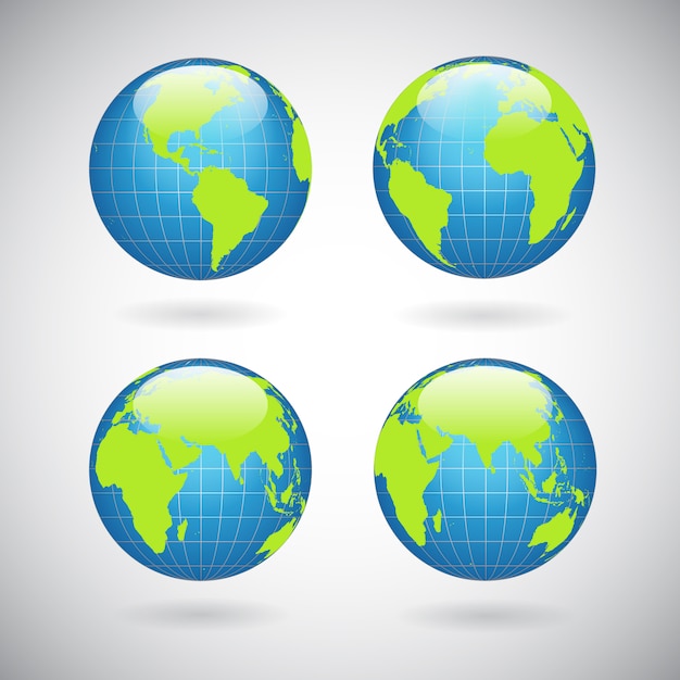 Download Free Download This Free Vector Earth Globe Icons Set Use our free logo maker to create a logo and build your brand. Put your logo on business cards, promotional products, or your website for brand visibility.