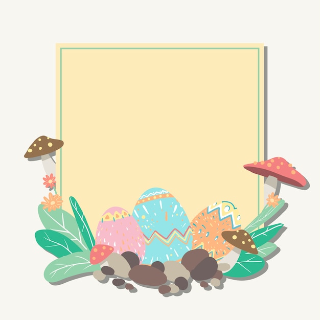 Download Easter border illustration | Free Vector