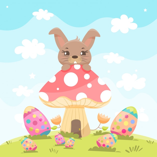 Easter bunny Vector | Premium Download