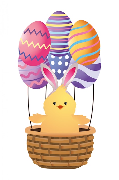 Premium Vector Easter Chicken Cartoon