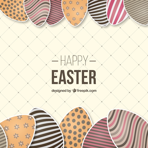 Easter eggs card