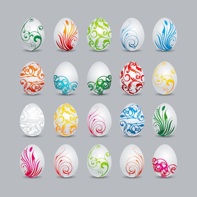Easter eggs collection