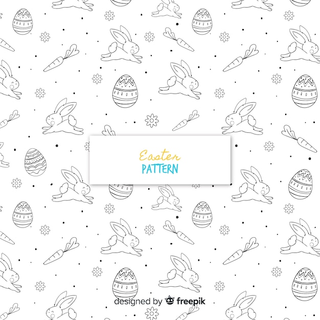 Easter pattern | Free Vector