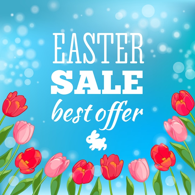 Premium Vector Easter sale banner