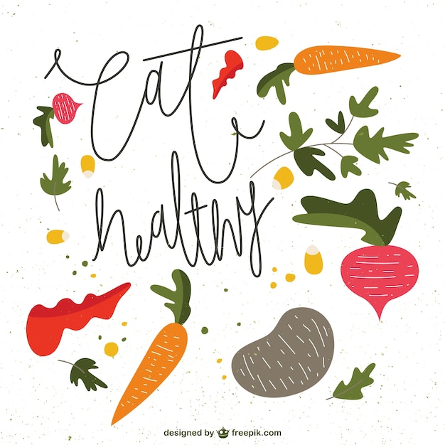 Free Vector | Eat healthy