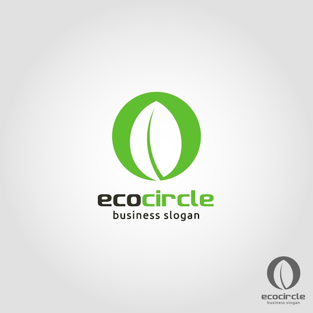 Download Free Eco Circle Logo Template Premium Vector Use our free logo maker to create a logo and build your brand. Put your logo on business cards, promotional products, or your website for brand visibility.