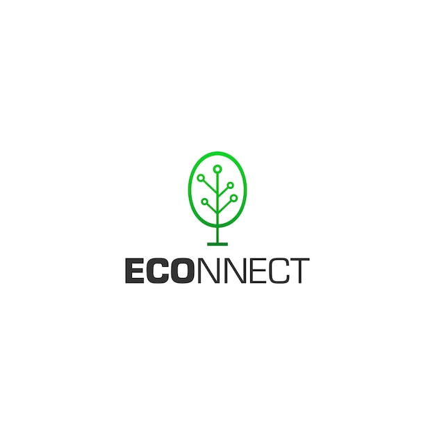 Download Free Eco Connect Logo Premium Vector Use our free logo maker to create a logo and build your brand. Put your logo on business cards, promotional products, or your website for brand visibility.