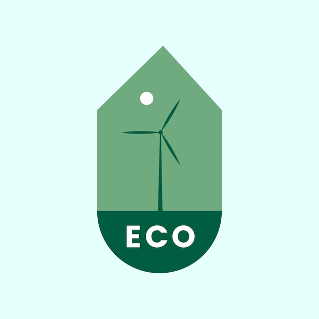Eco friendly alternative  energy icon Free  Vector