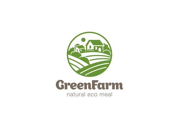 Download Free Eco Green Farm Circle Logo Vector Vintage Icon Free Vector Use our free logo maker to create a logo and build your brand. Put your logo on business cards, promotional products, or your website for brand visibility.