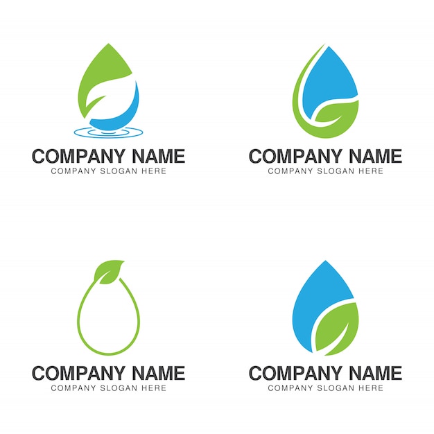 Download Free Eco Green Water Logo Collection Premium Vector Use our free logo maker to create a logo and build your brand. Put your logo on business cards, promotional products, or your website for brand visibility.