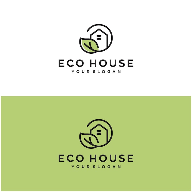 Download Free Eco House Logo Design Template Premium Vector Use our free logo maker to create a logo and build your brand. Put your logo on business cards, promotional products, or your website for brand visibility.