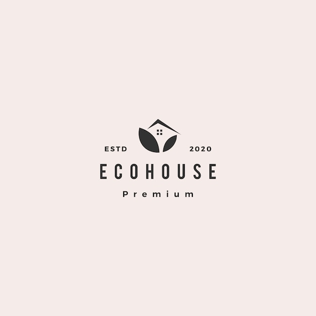 Download Free Eco House Logo Hipster Retro Vintage Icon Premium Vector Use our free logo maker to create a logo and build your brand. Put your logo on business cards, promotional products, or your website for brand visibility.