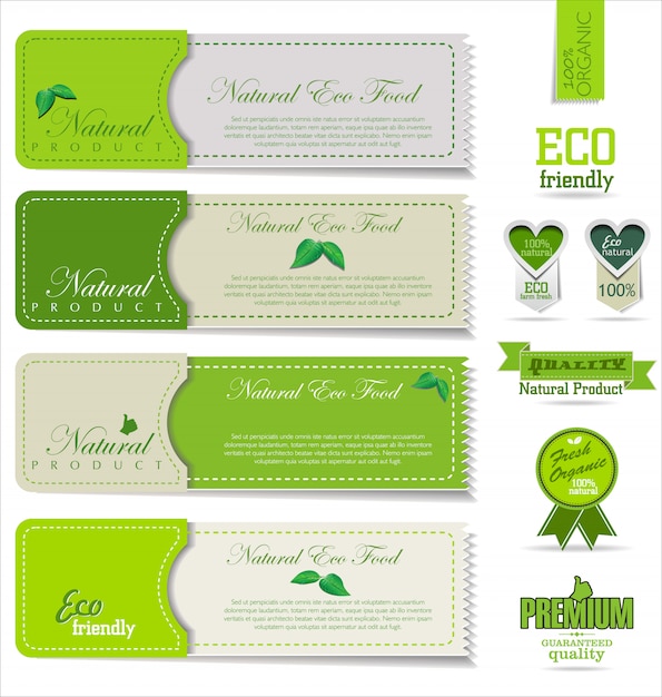 Download Free Eco Labels Premium Vector Use our free logo maker to create a logo and build your brand. Put your logo on business cards, promotional products, or your website for brand visibility.