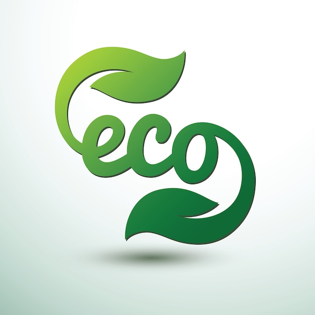 Premium Vector | Eco logo