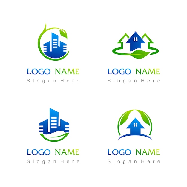 Download Free Eco Real Estate Logo Template Premium Vector Use our free logo maker to create a logo and build your brand. Put your logo on business cards, promotional products, or your website for brand visibility.