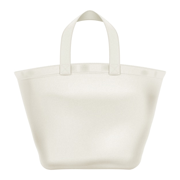 Download Premium Vector | Eco textile tote shopper bag illustration.