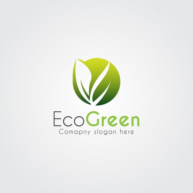 Ecological modern logo of abstract leaf Vector | Free Download