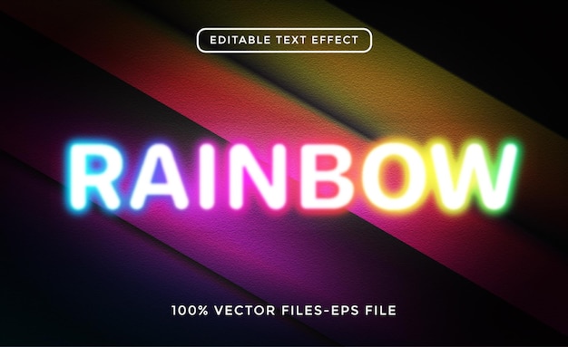 premium-vector-editable-3d-rainbow-color-text-effect-easy-to-change